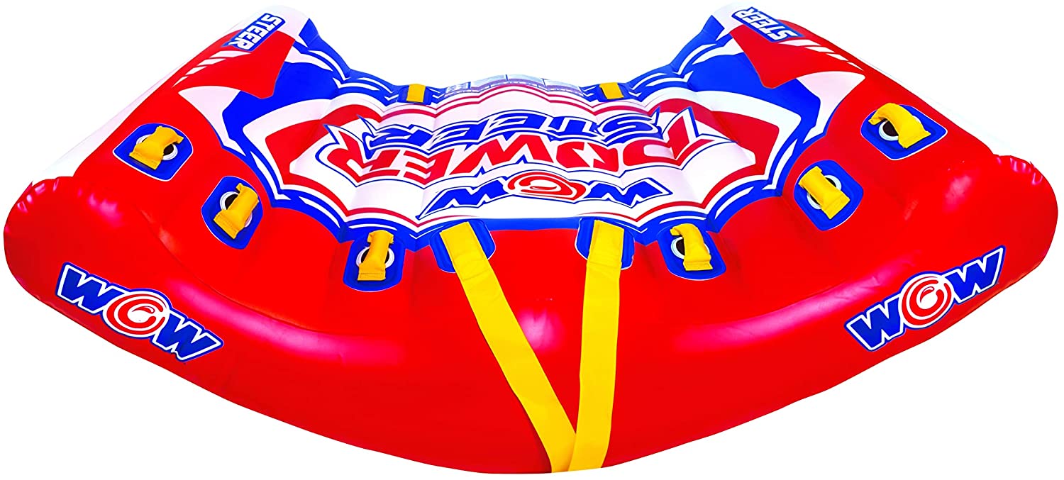 WOW Sports Power Steer 3 Person 3P Steerable Deck Tube (22-WTO-3975)