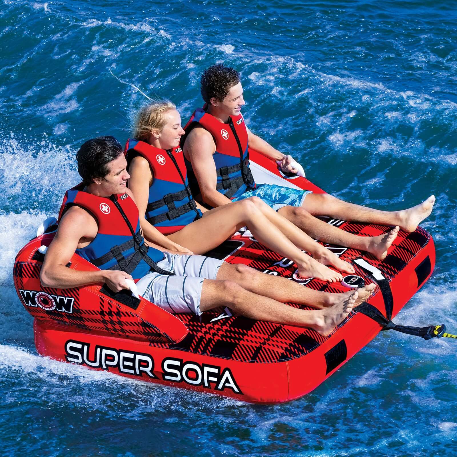 WOW Sports Super Sofa 1 to 3-Person Towable (21-1040)