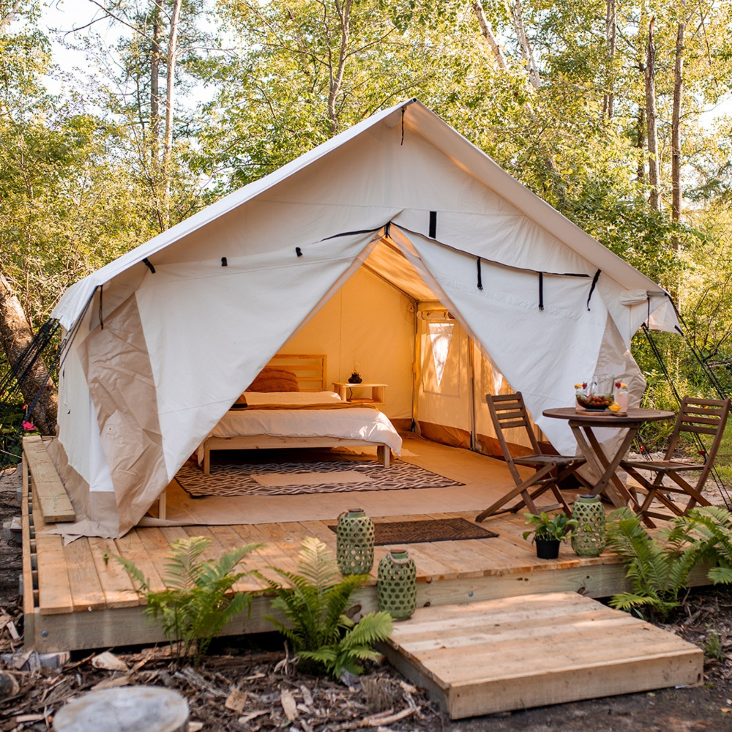 White Duck 10'x12' Alpha Wall Tent