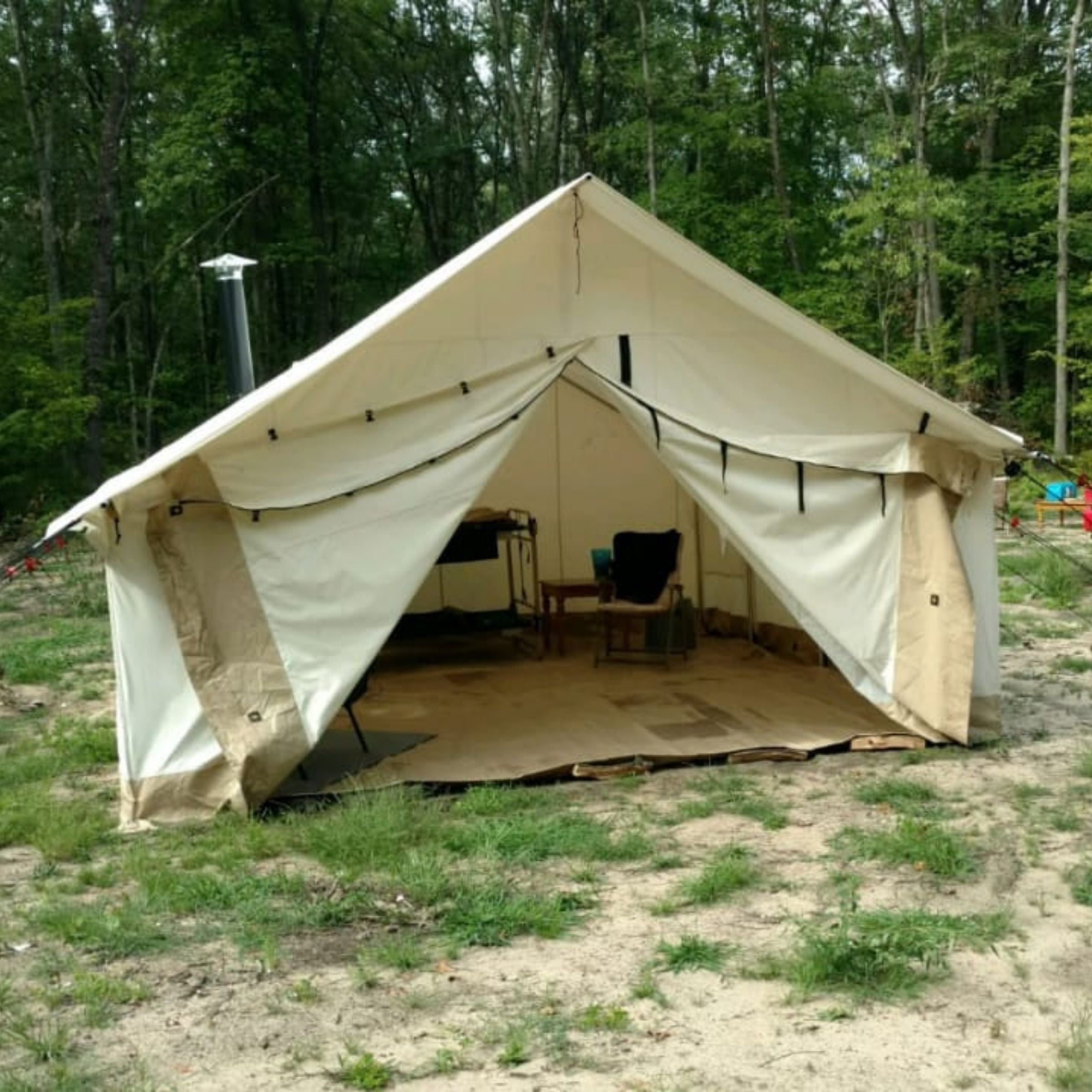 White Duck 12'x14' Alpha Wall Tent