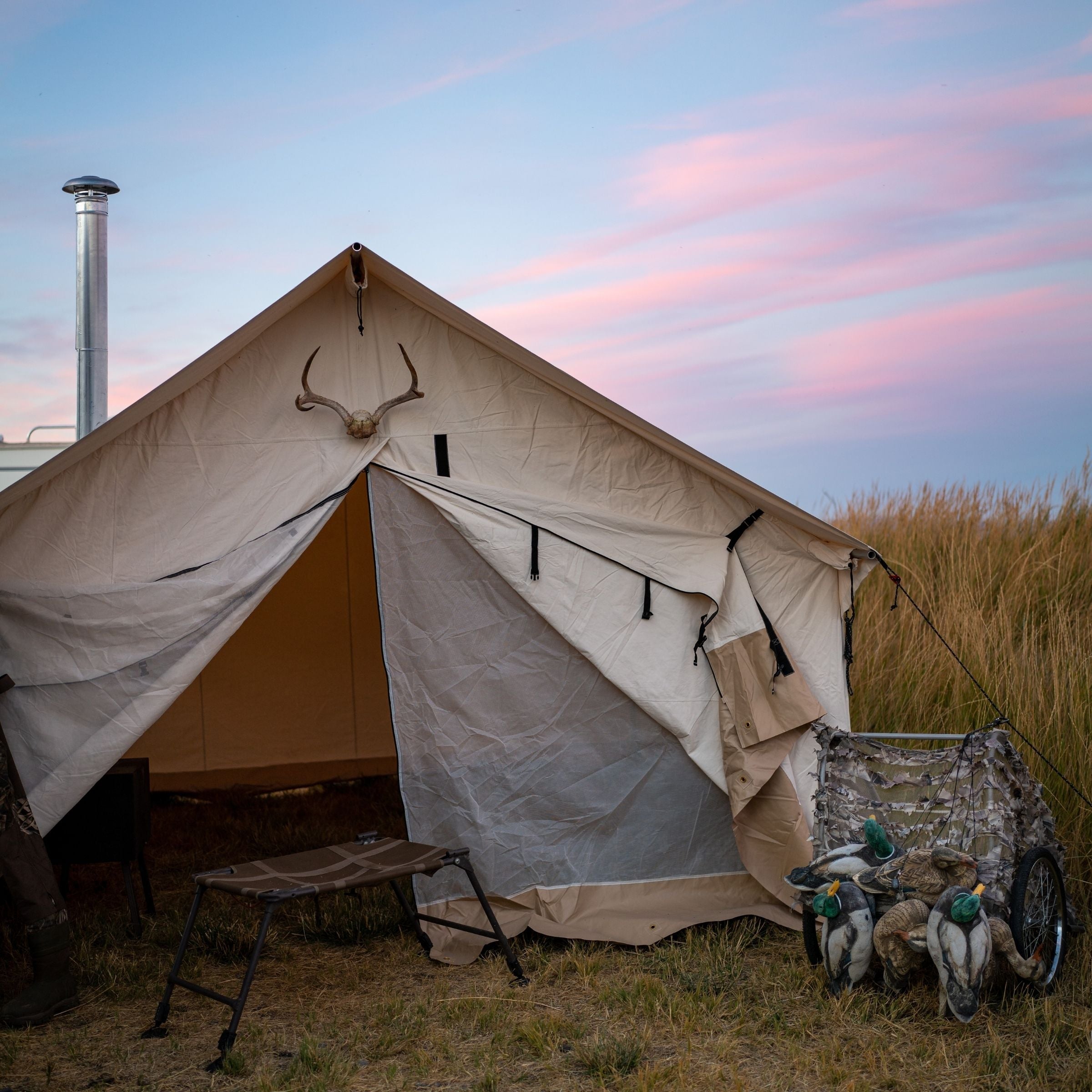 White Duck 10'x12' Alpha Wall Tent