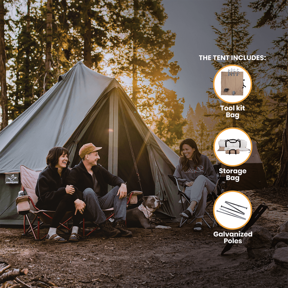 White Duck 13' Regatta Bell Tent