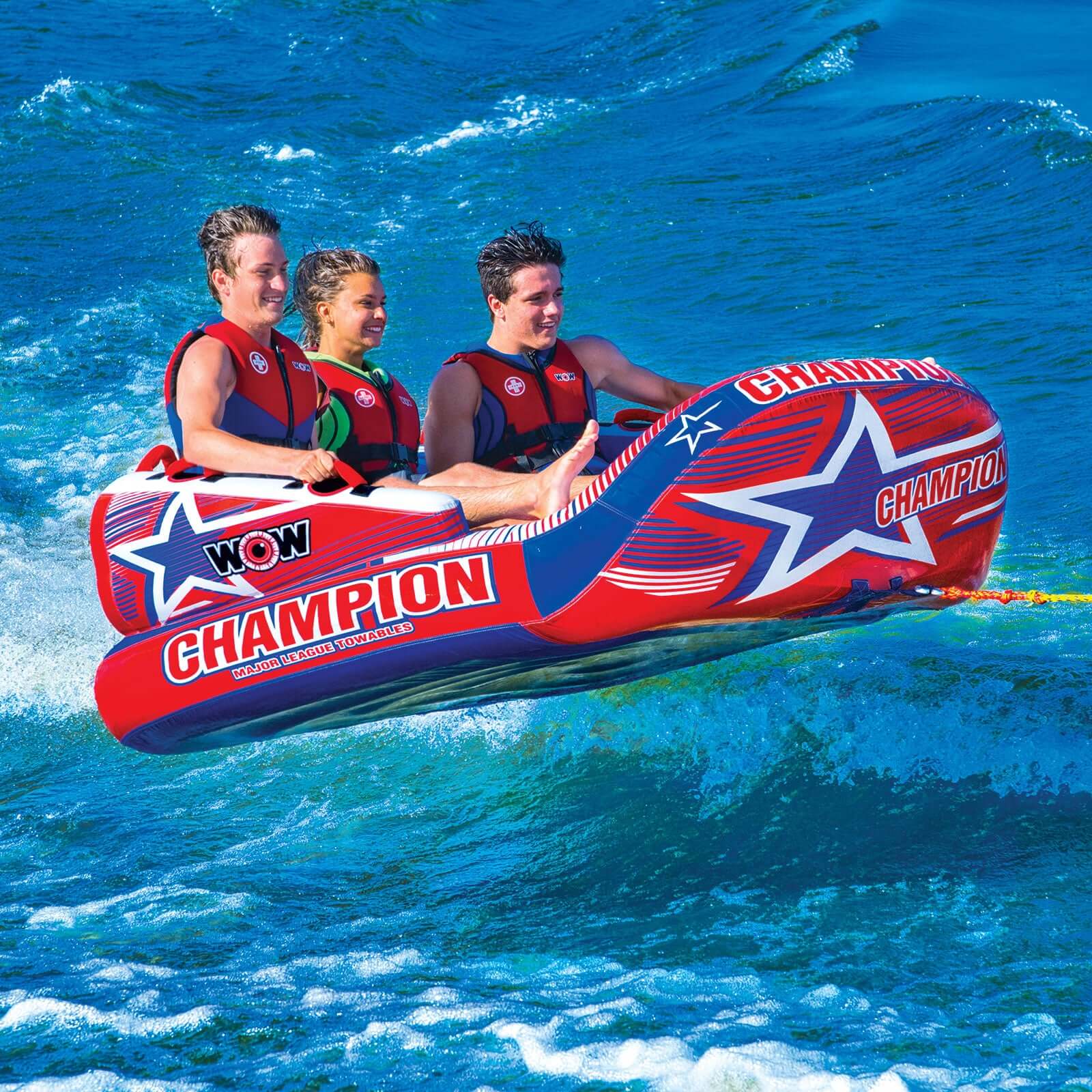 WOW Sports Champion 3-Person Towable (21-1010)