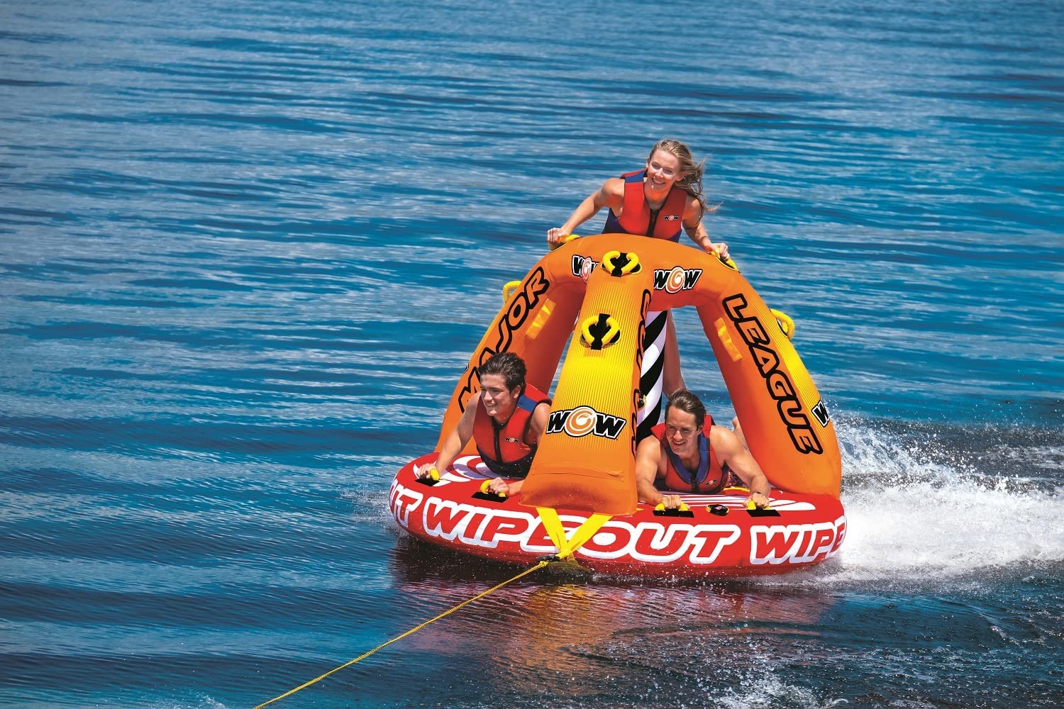 WOW Sports Wipeout 3 Person 3P Standing Towable (22-WTO-3965)