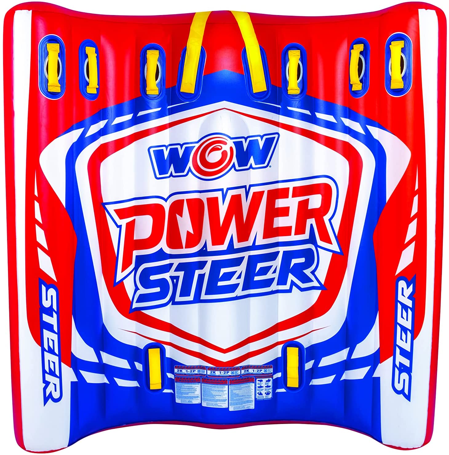 WOW Sports Power Steer 3 Person 3P Steerable Deck Tube (22-WTO-3975)