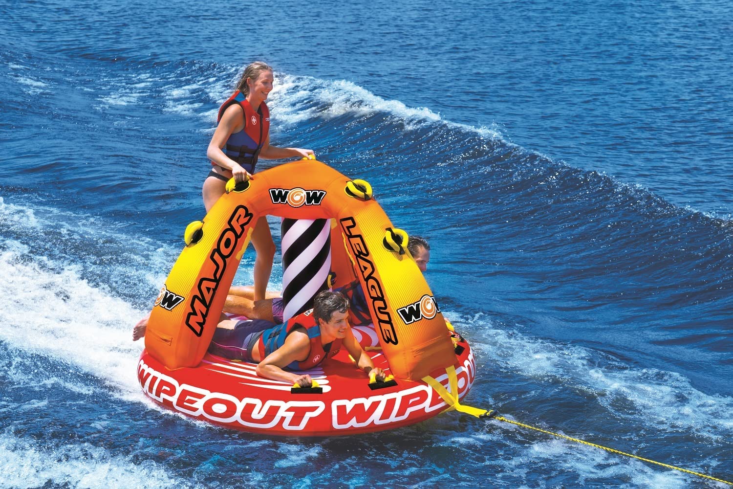 WOW Sports Wipeout 3 Person 3P Standing Towable (22-WTO-3965)
