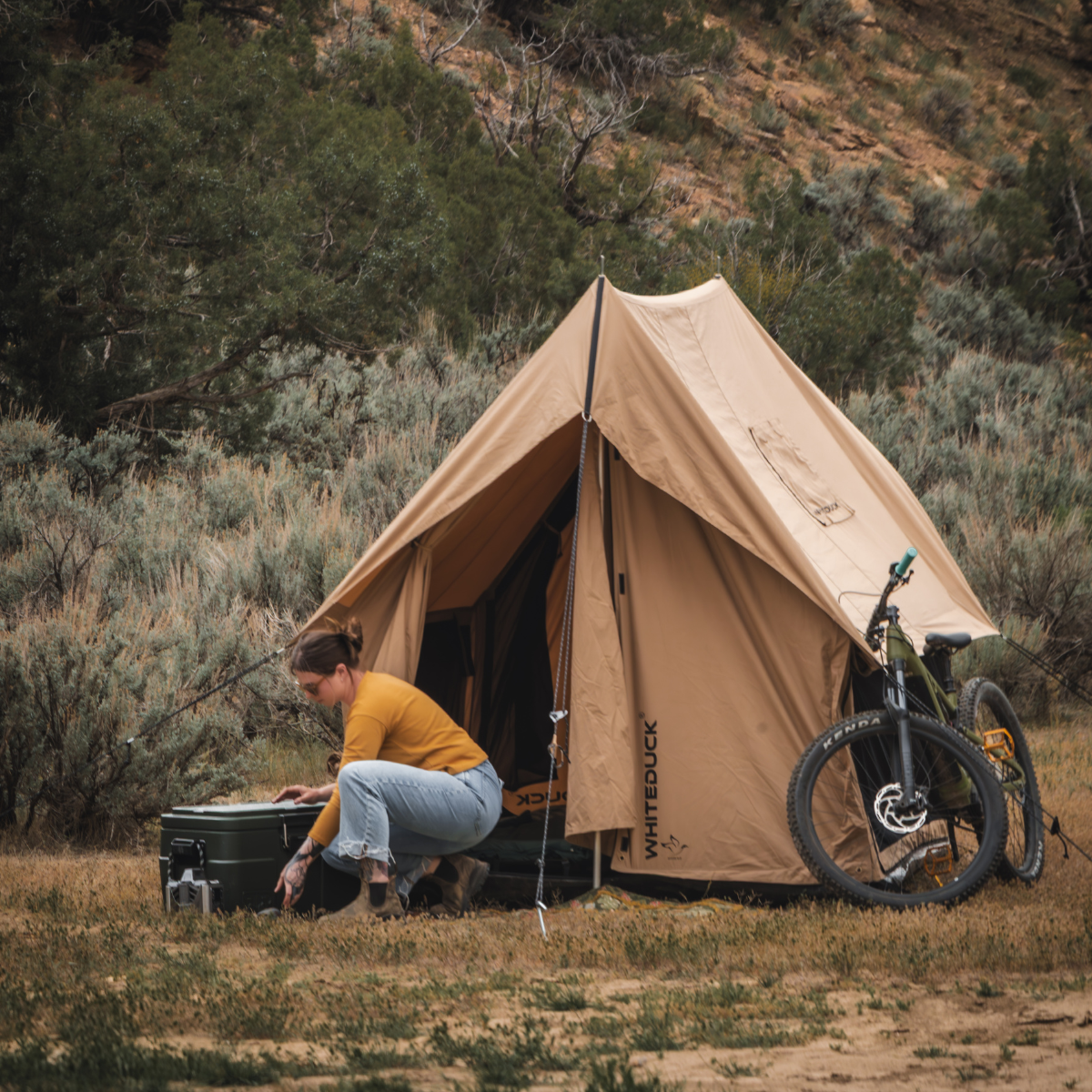 White Duck 6'x8' Rover Scout Tent