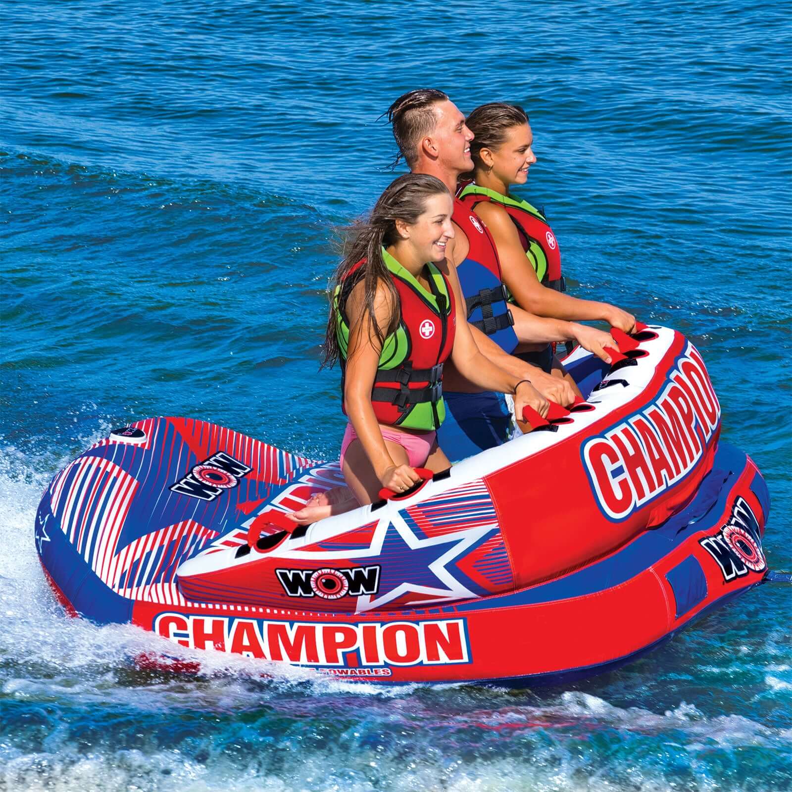 WOW Sports Champion 3-Person Towable (21-1010)