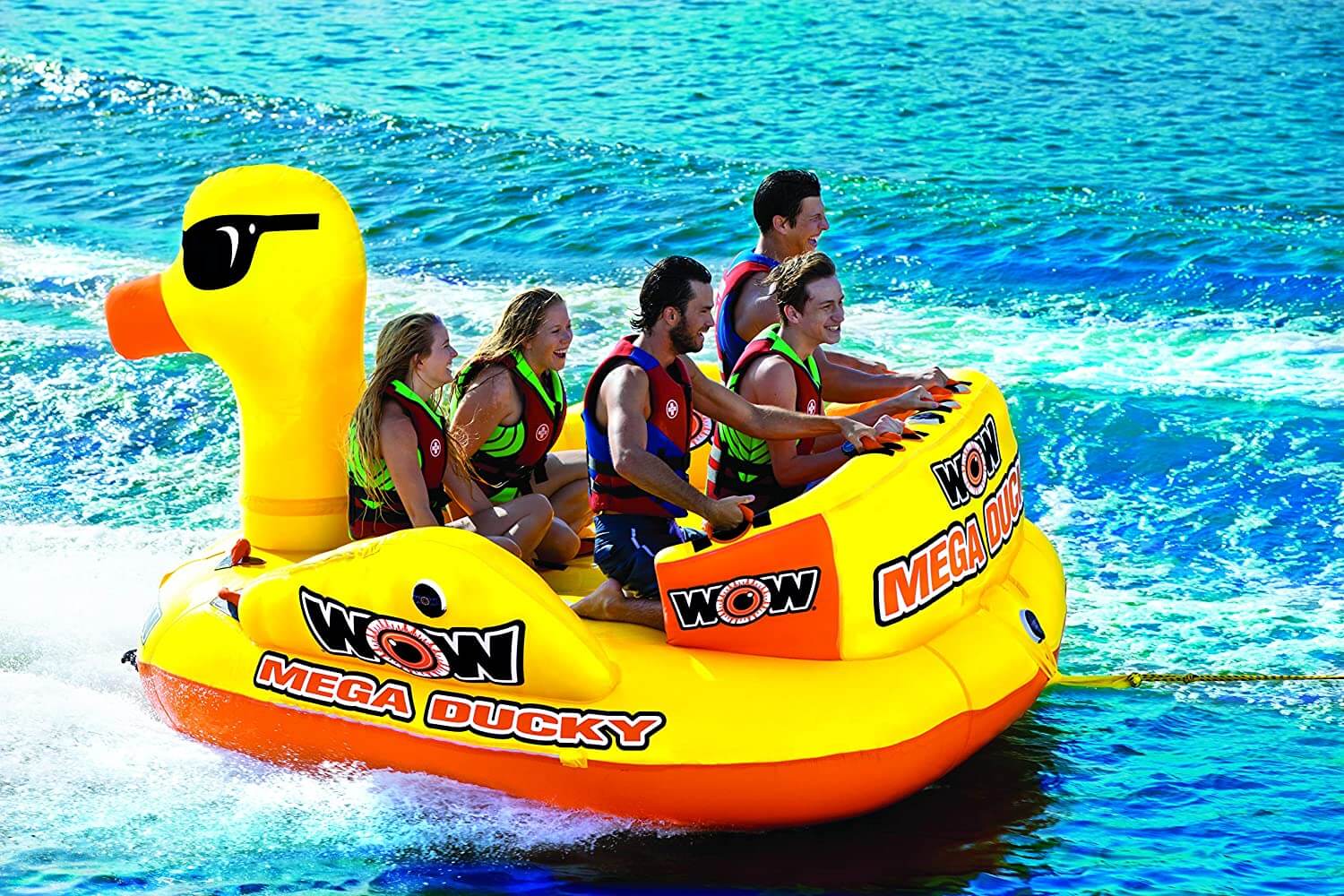 WOW Sports Mega Ducky 5P Towable (19-1060)