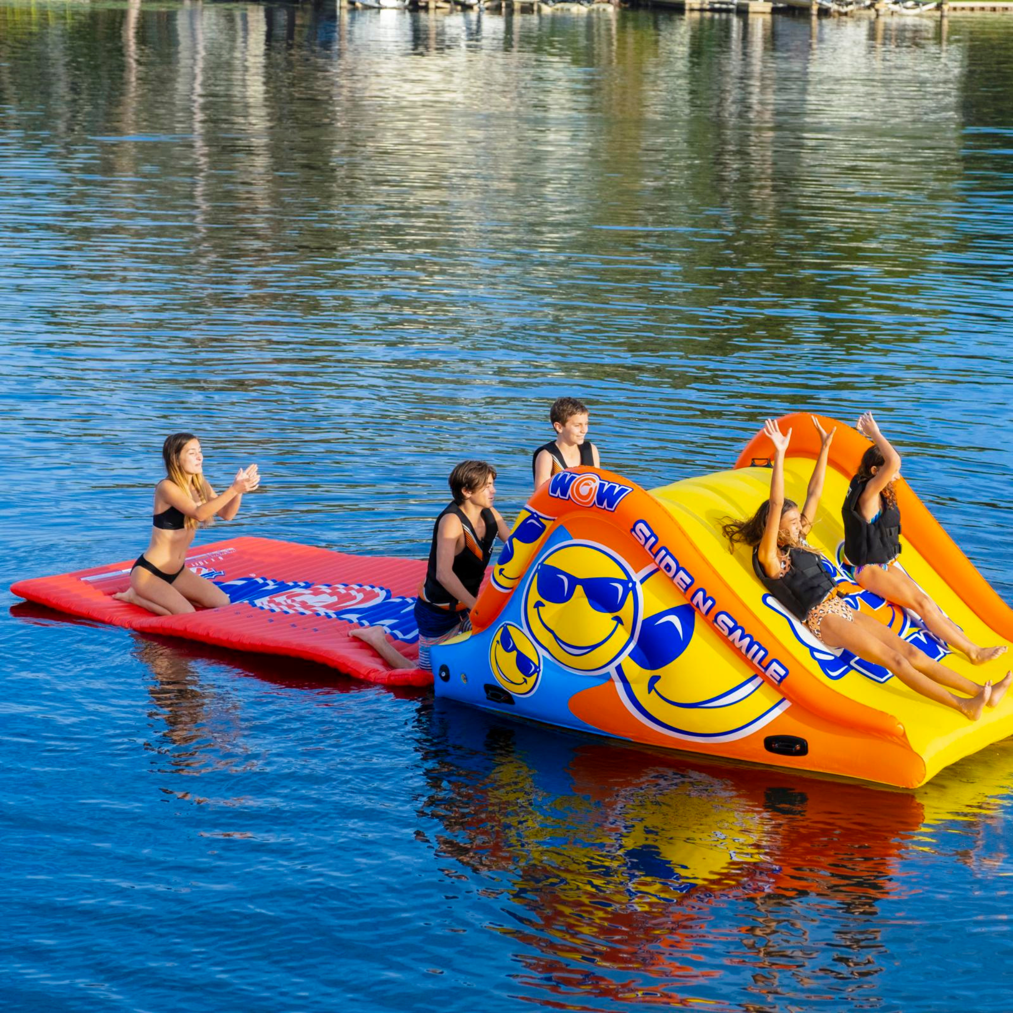 WOW Sports Slide and Water Walkway Slide N Smile Combo