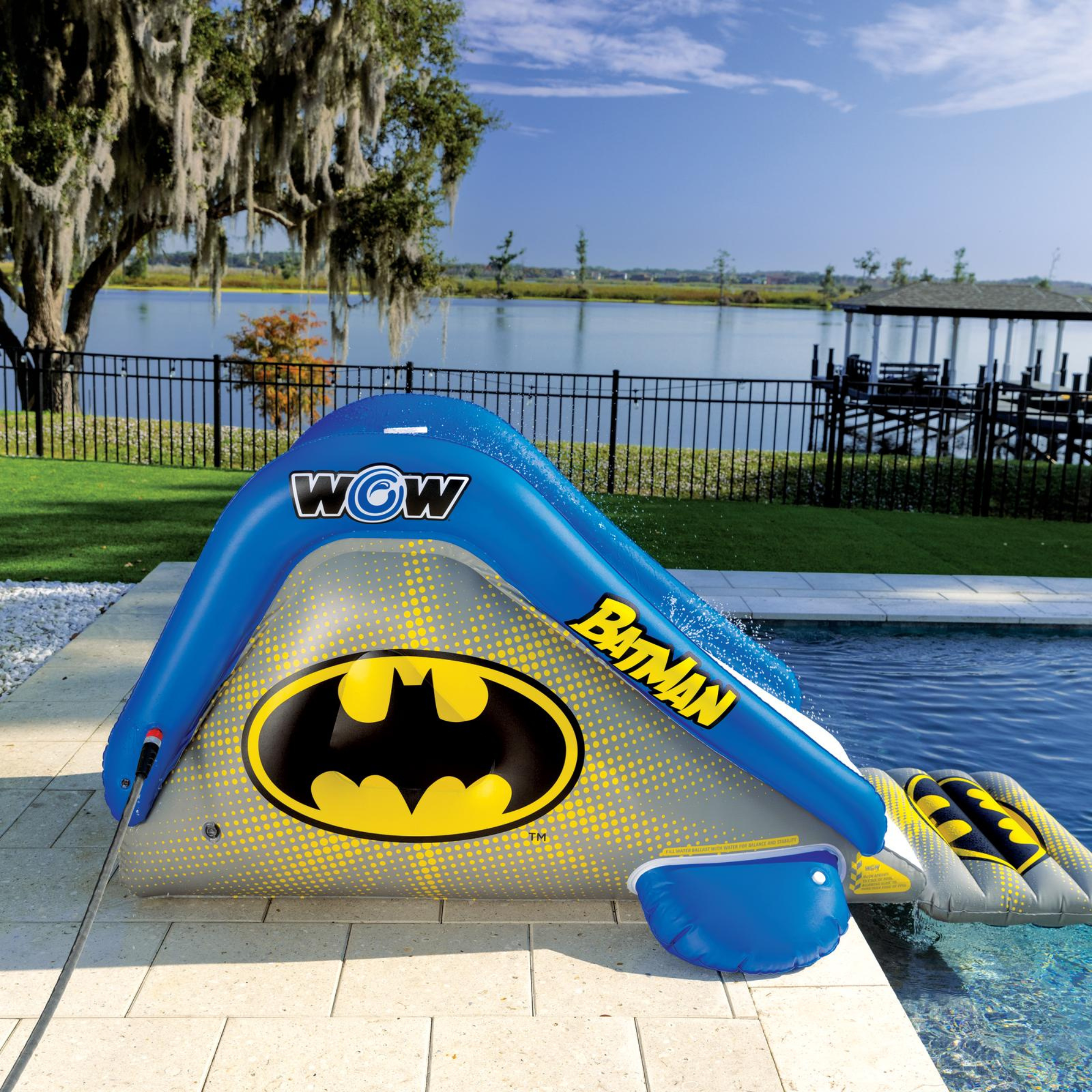 WOW Sports DC Comics Batman Large Inflatable Pool Slide