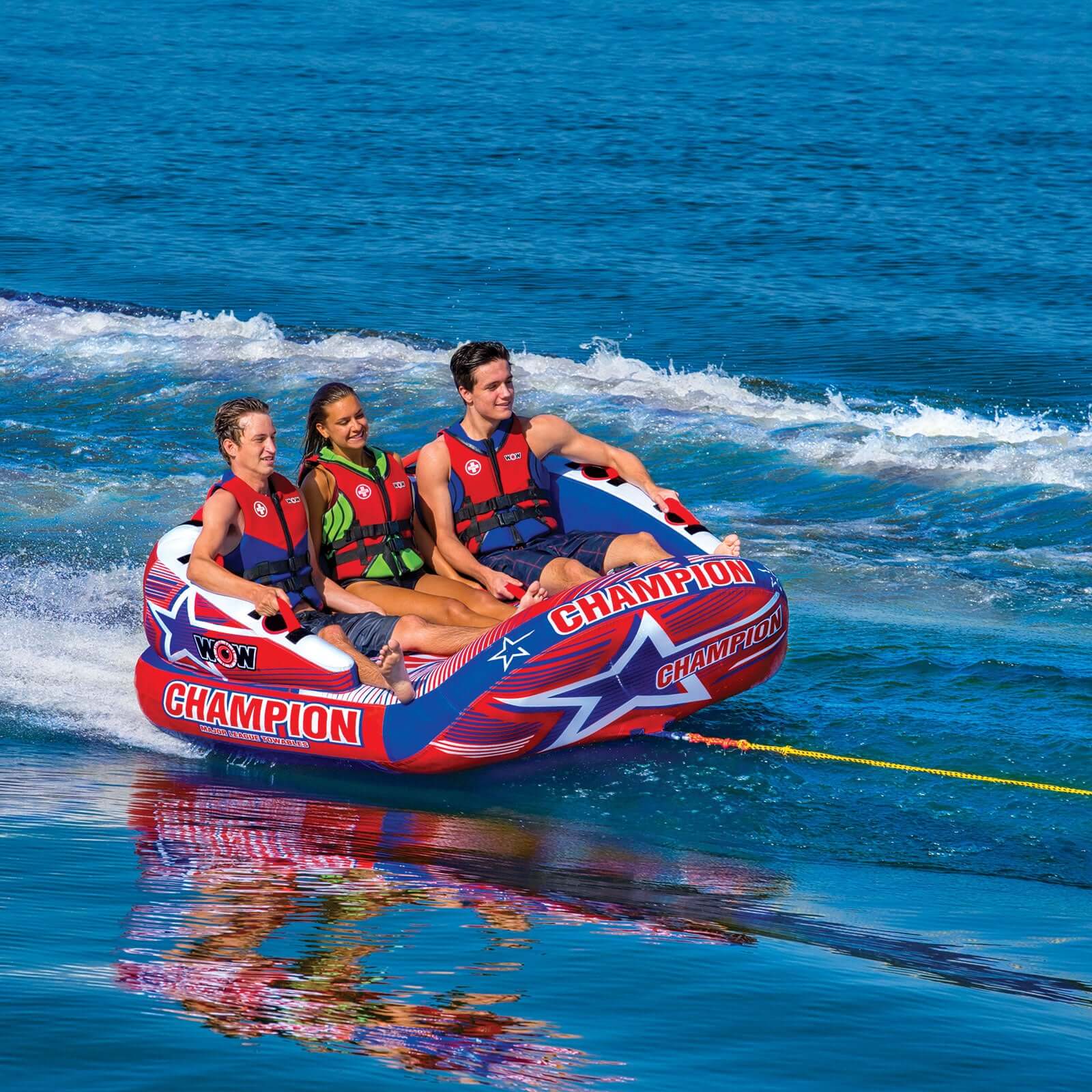 WOW Sports Champion 3-Person Towable (21-1010)