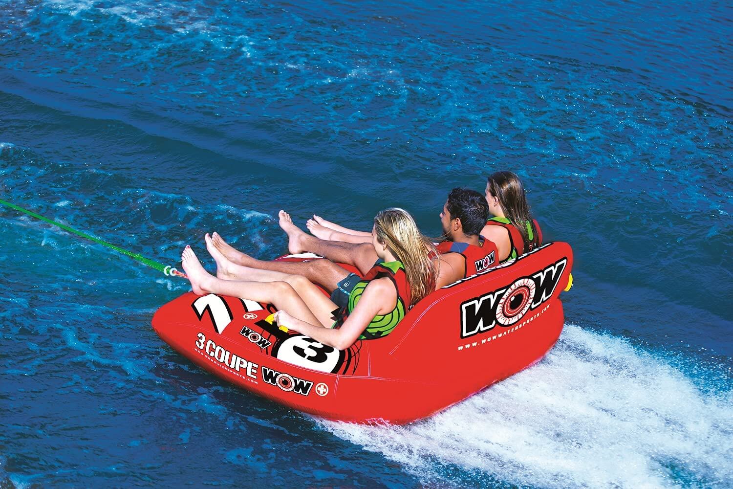 WOW Sports 3-Person Coupe Cockpit Towable (21-1080)