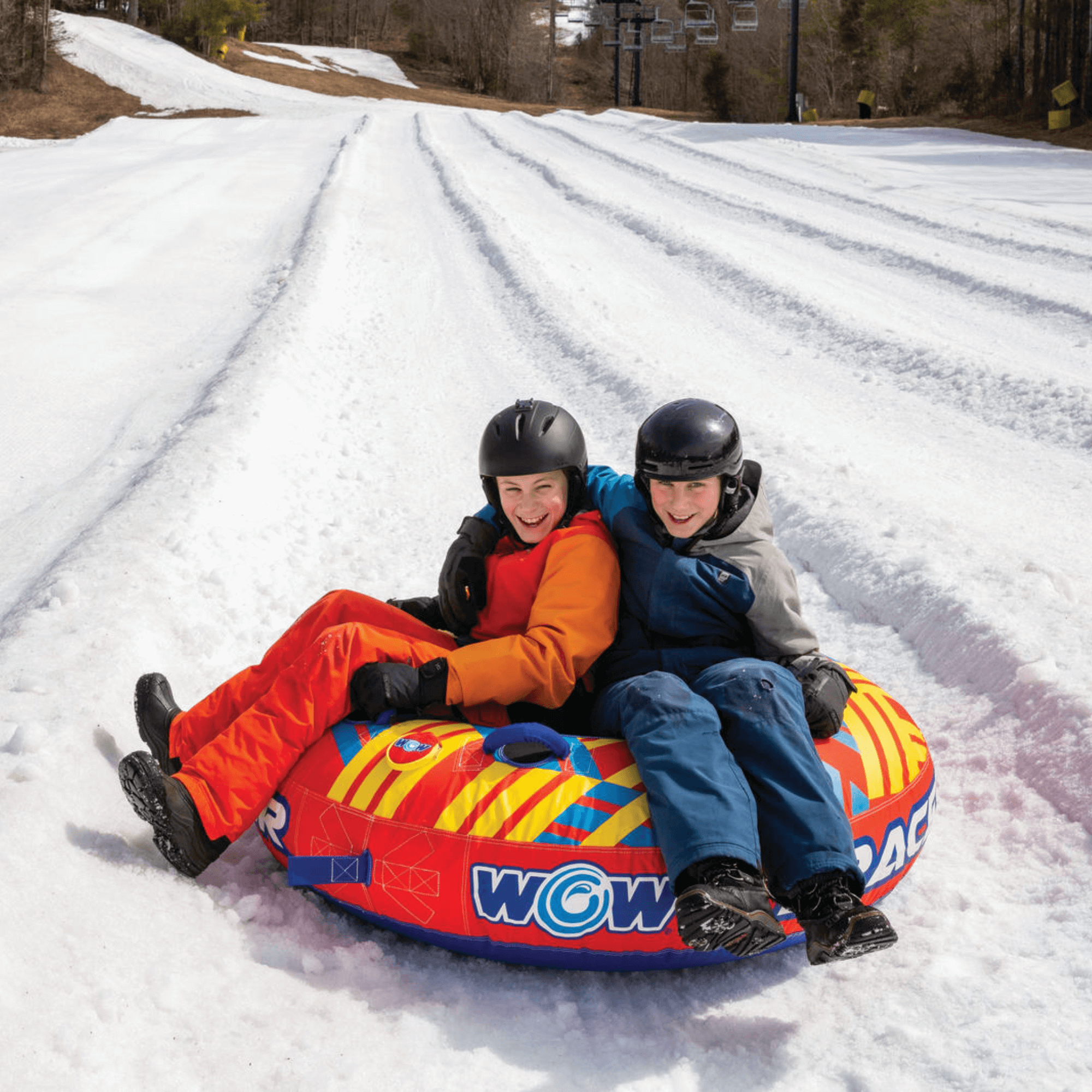 WOW Sports Tracer Snow Tube Towable for Summer & Winter Action