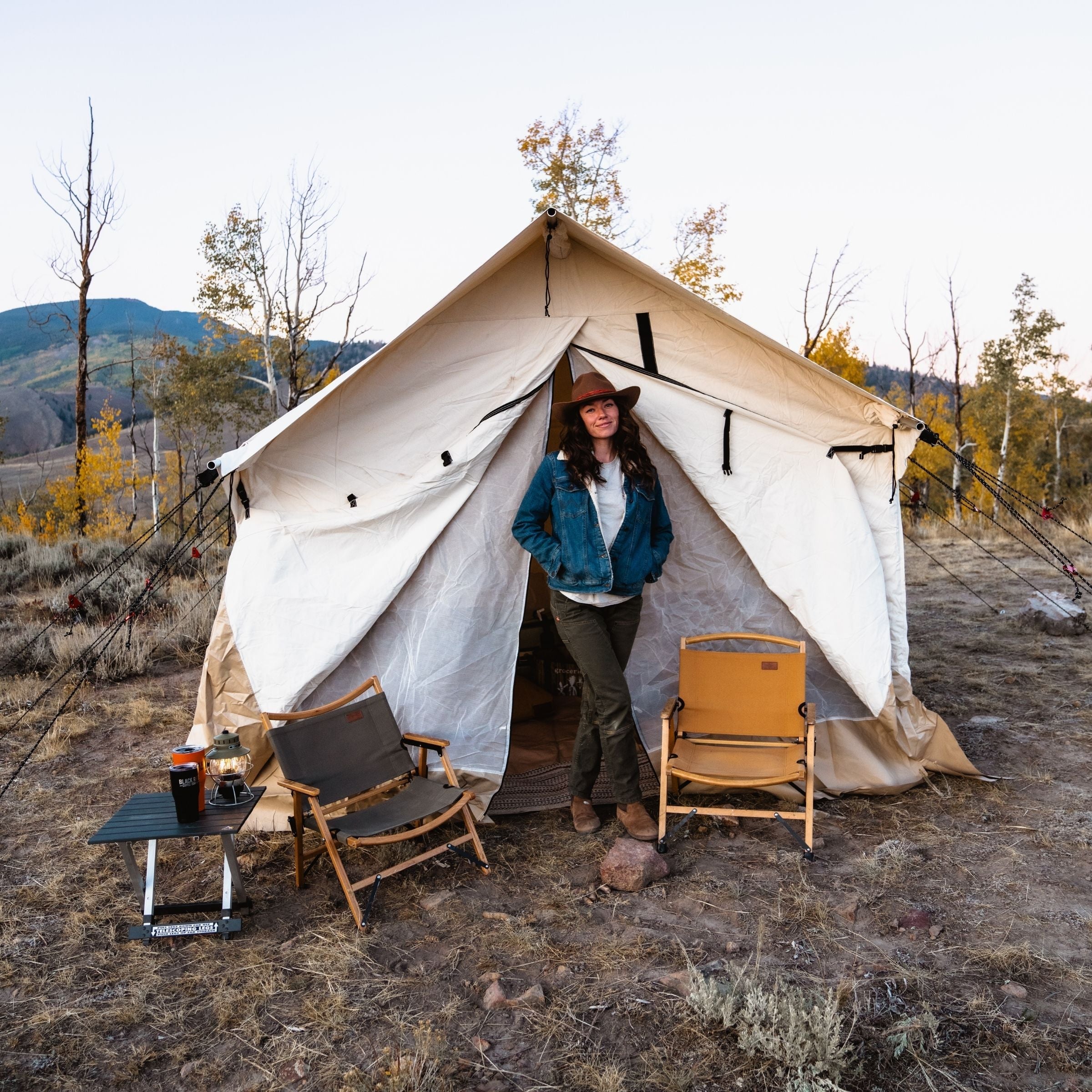 White Duck 8'x10' Alpha Wall Tent