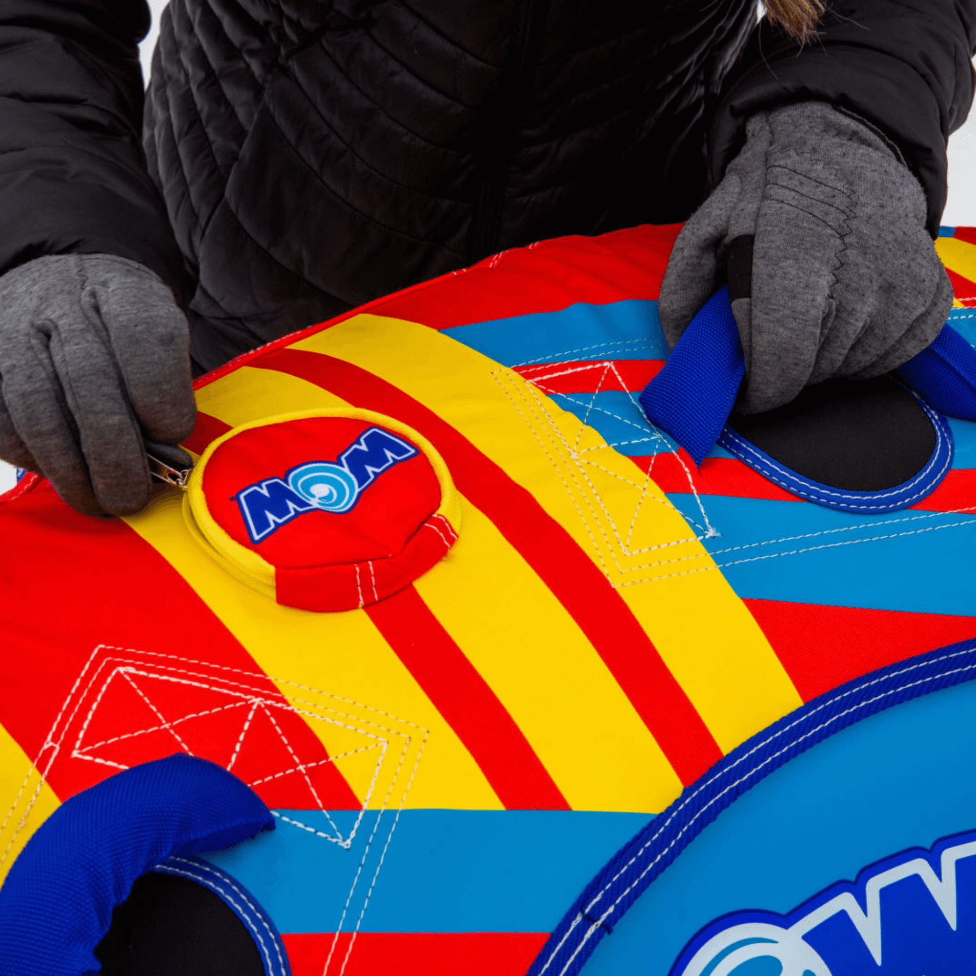 WOW Sports Tracer Snow Tube Towable for Summer & Winter Action