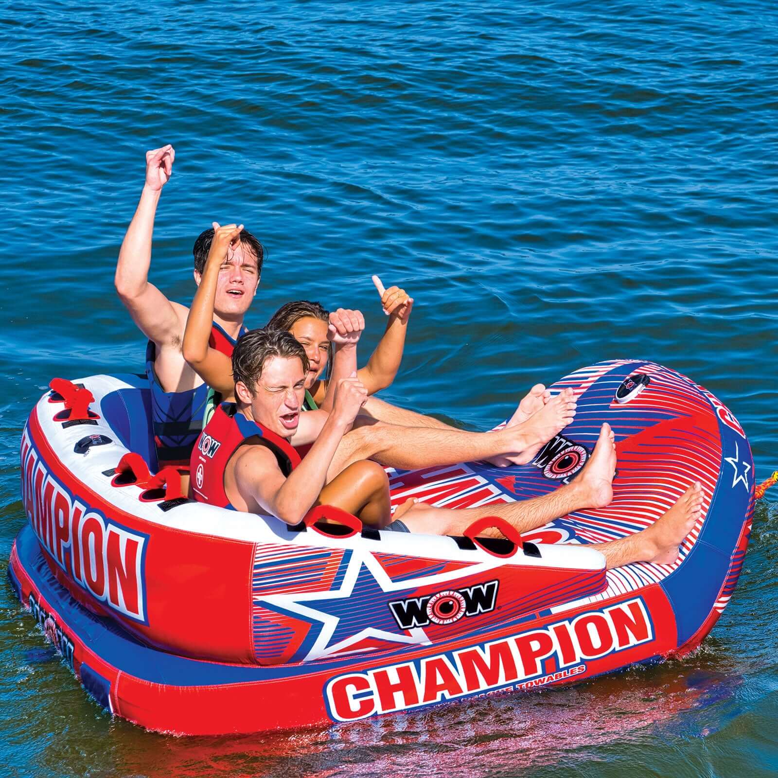 WOW Sports Champion 3-Person Towable (21-1010)
