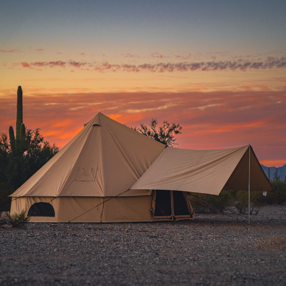 White Duck Awning for Bell tents