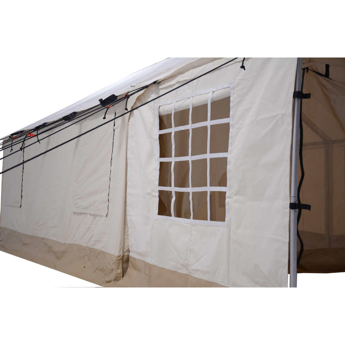 White Duck 14'x16' Porch - Canvas Wall Tent