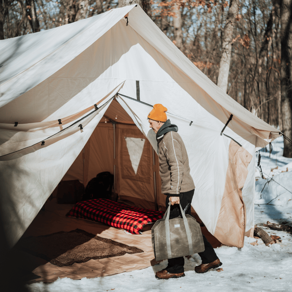White Duck 12'x14' Alpha Wall Tent