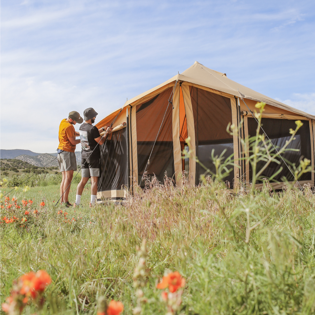 White Duck 18' Altimus Bell Tent