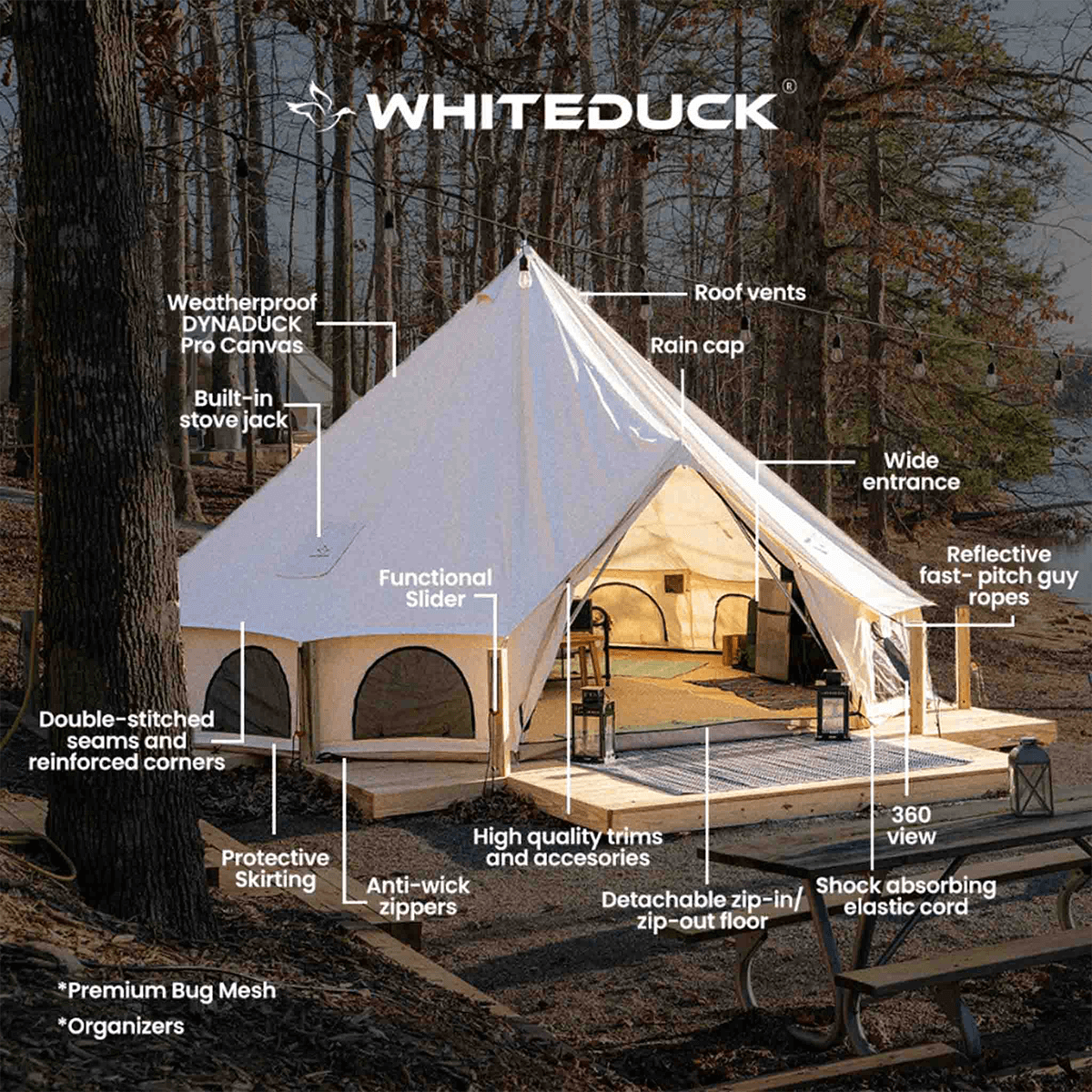 White Duck 20' Avalon Bell Tent
