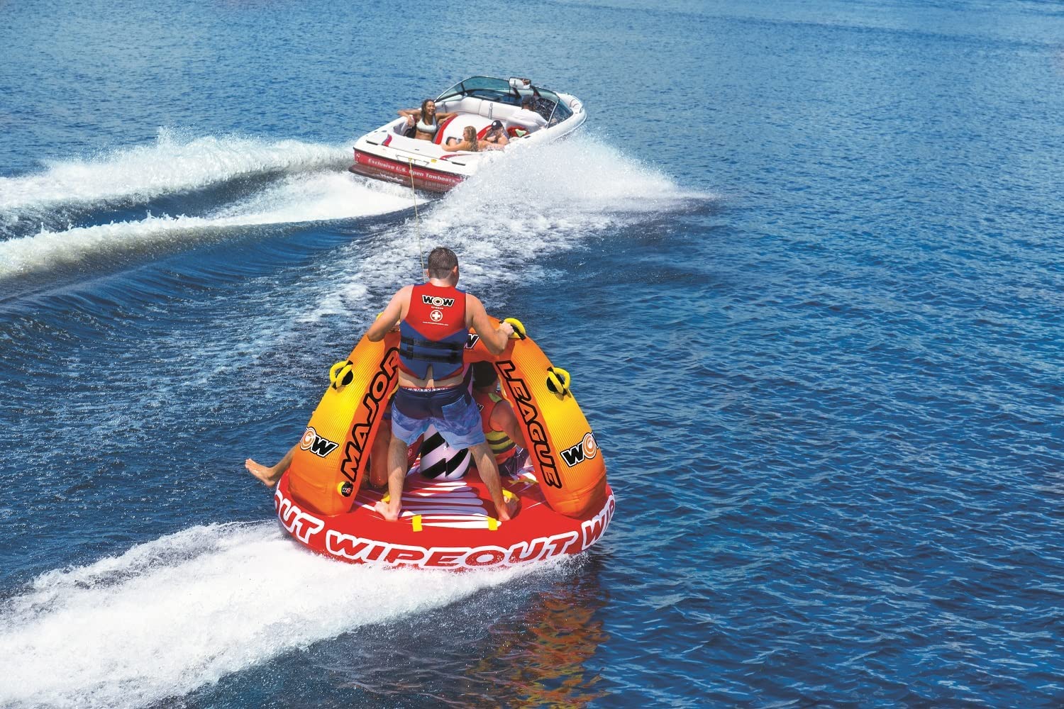 WOW Sports Wipeout 3 Person 3P Standing Towable (22-WTO-3965)