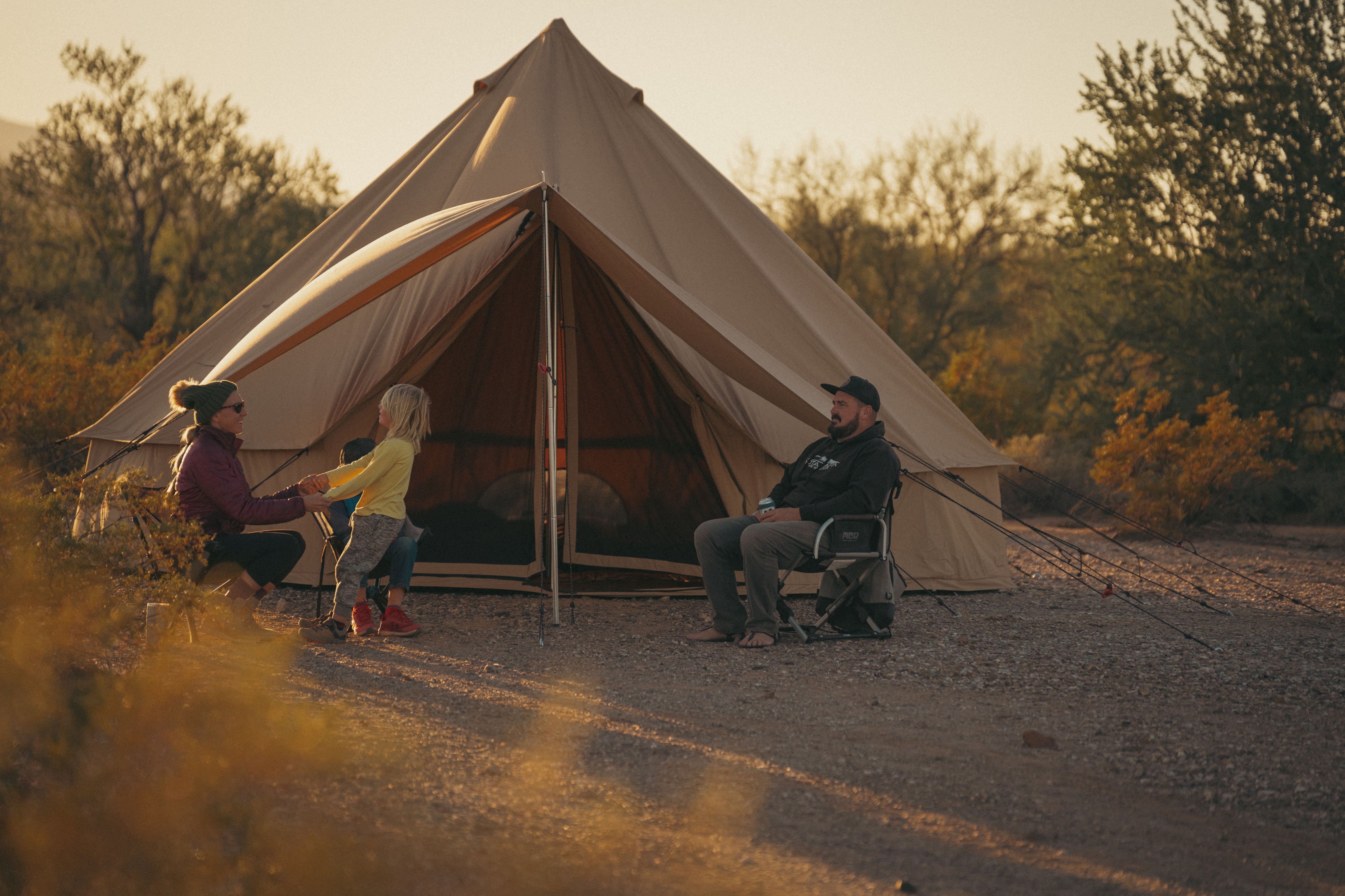 White Duck Awning for Bell tents