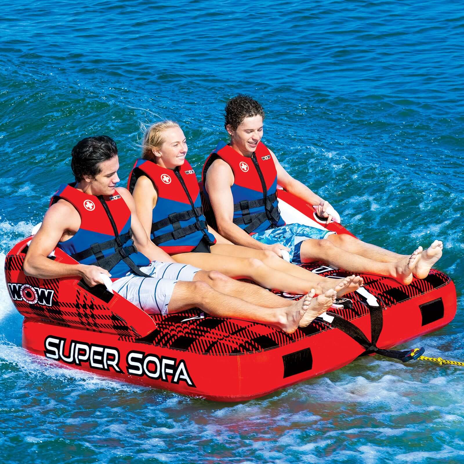 WOW Sports Super Sofa 1 to 3-Person Towable (21-1040)