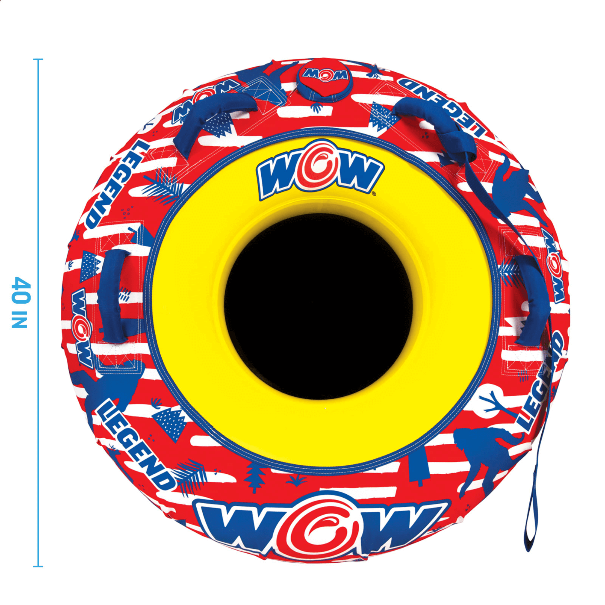 WOW Sports Legend Hard-Bottom Snow Tube