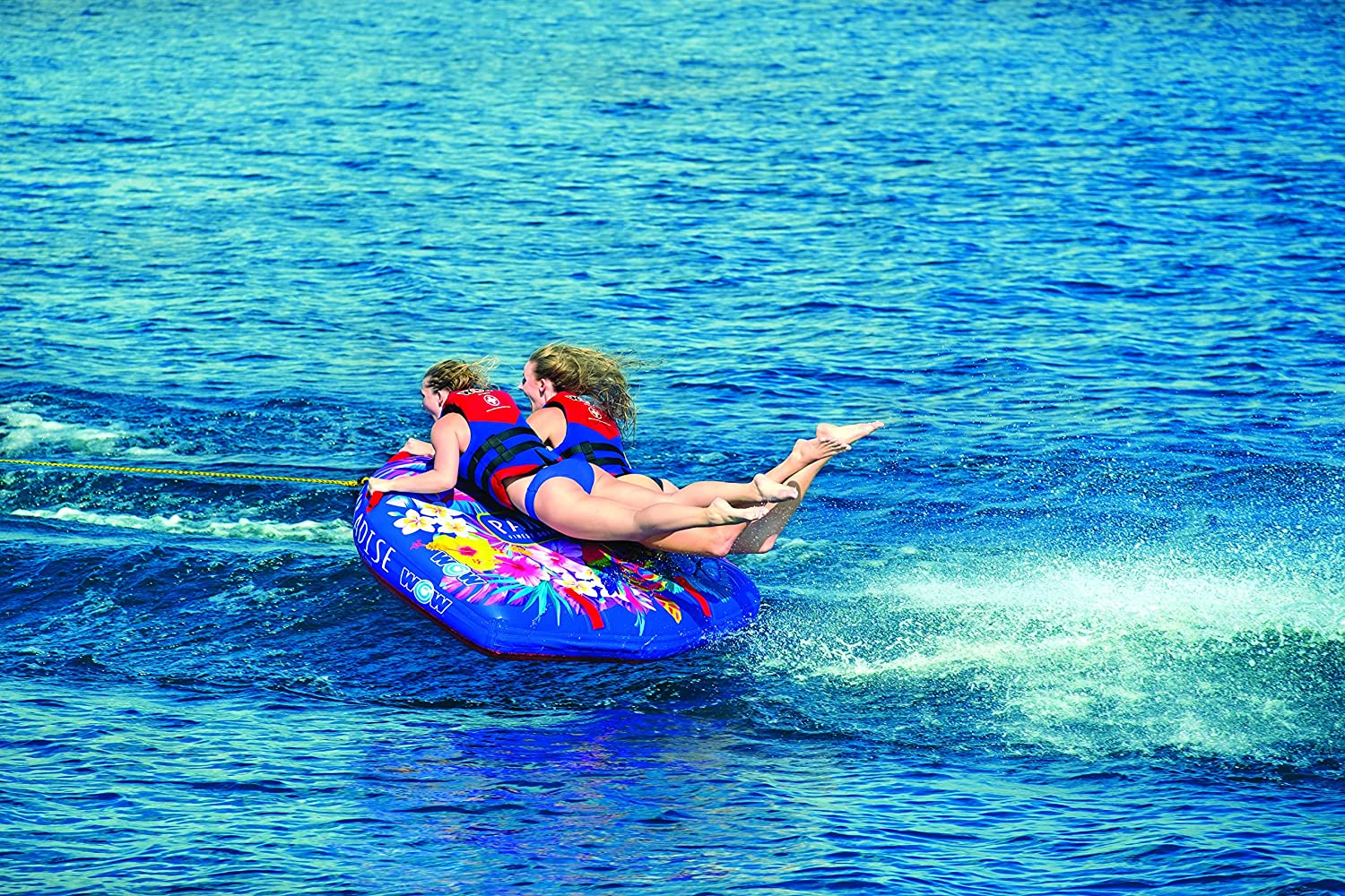 WOW Sports Paradise 2 Person 2P Soft Top Towable (22-WTO-3983)