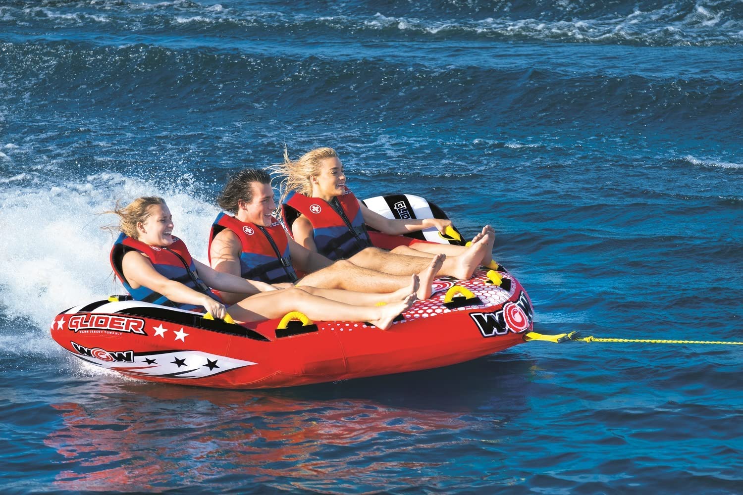 WOW Sports Glider 3 Person 3P Towable with Flex Seating (22-WTO-3967)