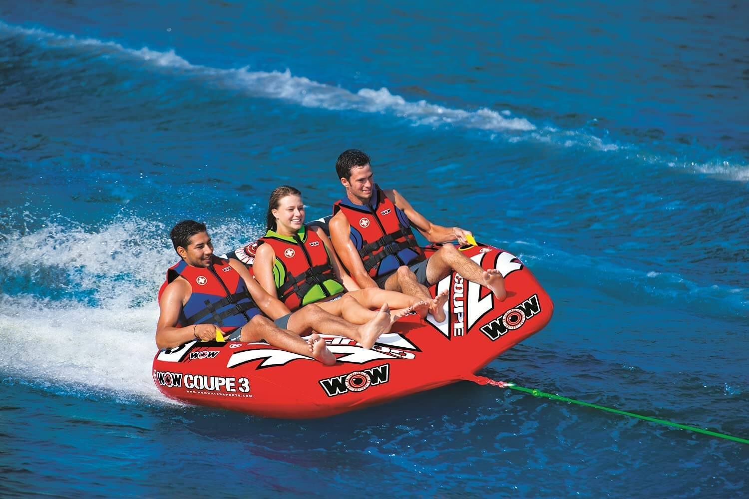 WOW Sports 3-Person Coupe Cockpit Towable (21-1080)