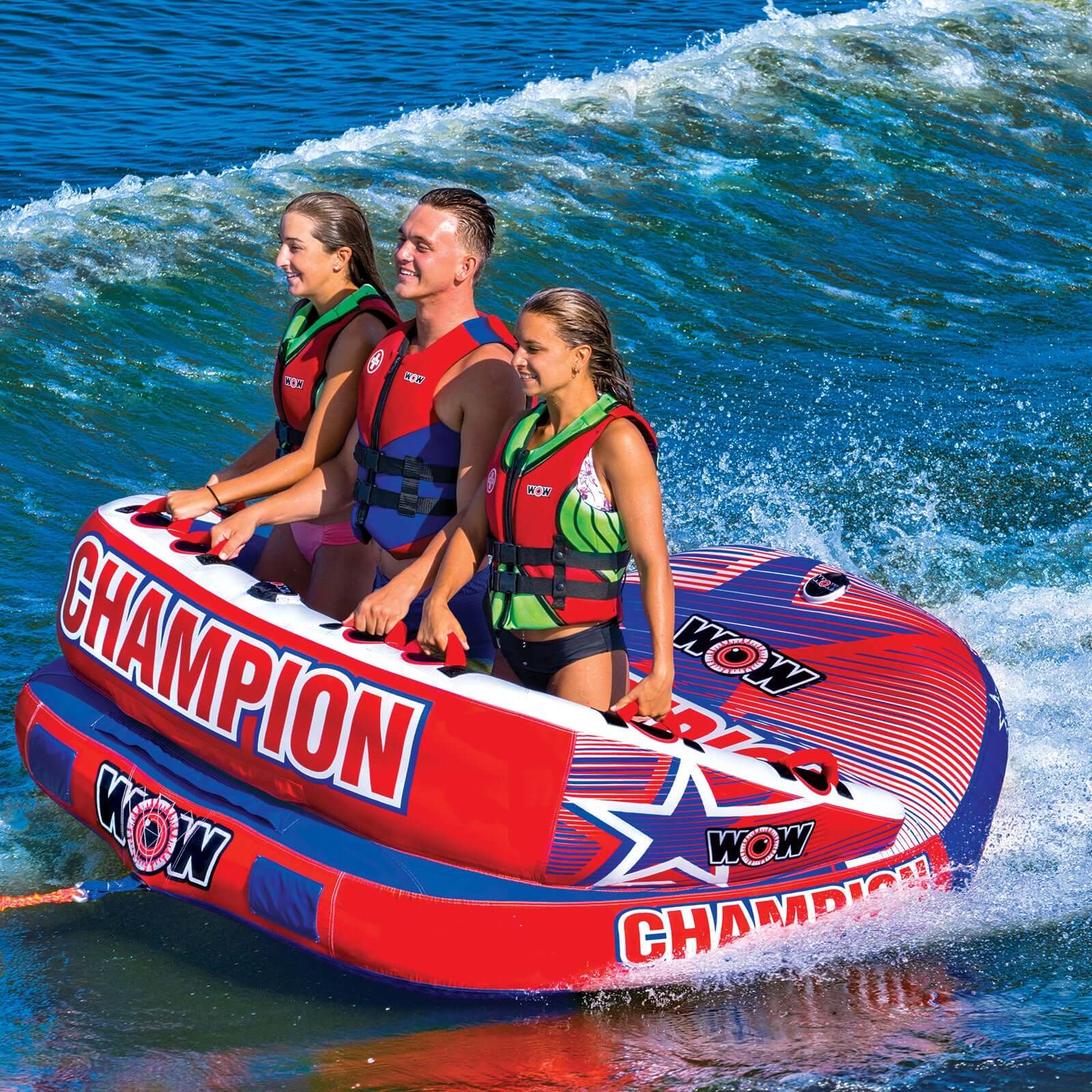 WOW Sports Champion 3-Person Towable (21-1010)