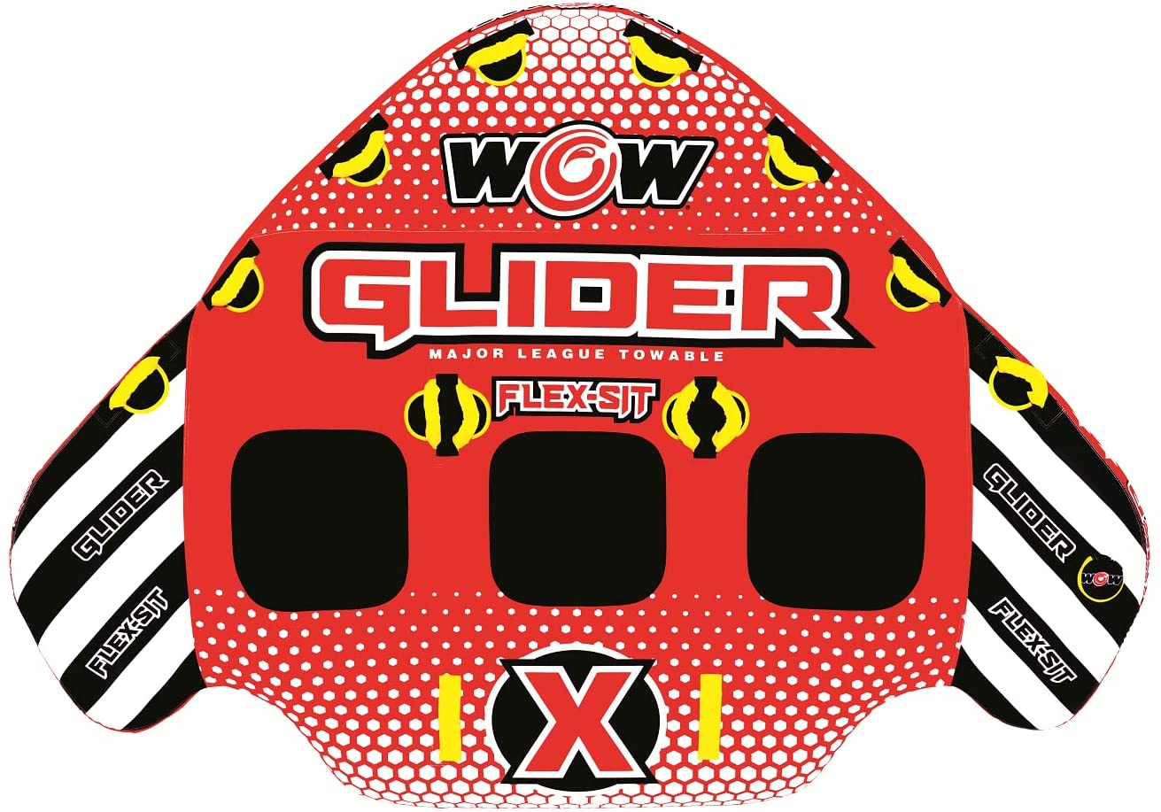 WOW Sports Glider 3 Person 3P Towable with Flex Seating (22-WTO-3967)